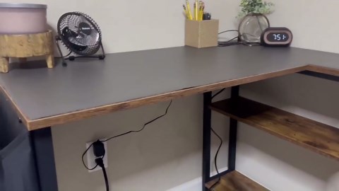 Dark Gray Plastic Table Protector Cover Pad, 1.5mm Thick Waterproof Leather-Look PVC Rectangle Desk Mat, Anti Scratch Oil Resistant Table Top Area Mat for Counter, Office (24x48 inch)