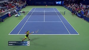 Manic Monday: Lauren Davis just clinched her first WTA title at the ASB Classic. Here's another powerhouse moment from Davis, defeating Aliaksandra Sasnovich at the #USOpen 6-2, 4-6, 7-5. Read more on why Davis is one of our US Open Players to Watch: http://bit.ly/2i6lSvL #LaurenDavis | US Open Tennis Championships