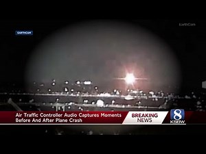 Air traffic controller audio captures moments before and after DC plane crash
