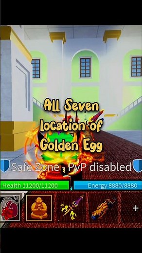 ALL 7 Golden Egg Locations (100% CONFIRMED) 🥚 Blox Fruits Easter Update