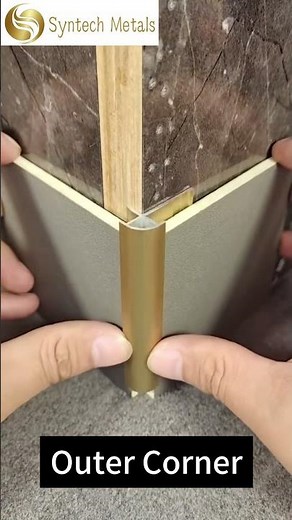 Anodized Gold Aluminum Trim Molding