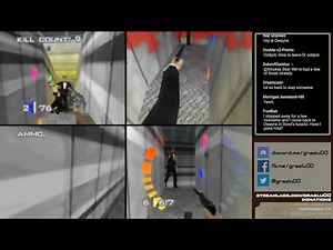 GoldenEye 007 N64 - Online Multiplayer - 1 vs 3