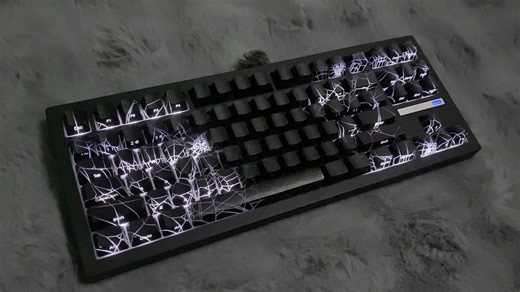 High-performance keyboard,limit breakthrough!!🕷️🕸️☠️🎮 #keyboard #trending #viral #zornher#zh870