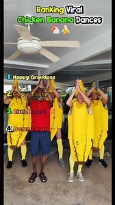 Ranking Viral Chicken Banana Dances 🐔🍌🔥#shorts #ranking