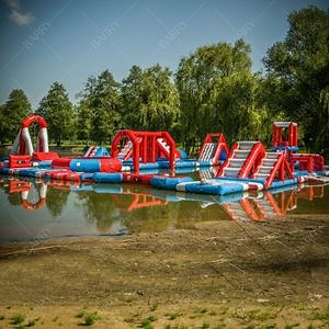 [Hot Item] Barry Inflatable Water Play Water Obstacle Course for Adults and Children Inflatable Aquapark