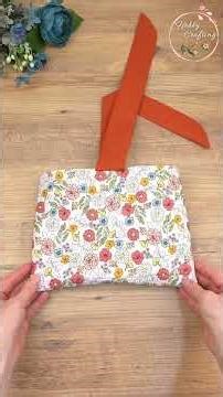 The Cutest Ribbon-Tie Book Cover You Can Sew in Minutes 🎀📖