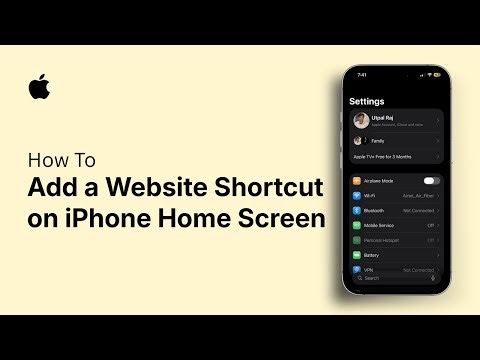 How to Add a Website Shortcut on iPhone Home Screen