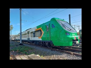 Irish Rails brand new Dart train in Fairview Depot. 29/10/25