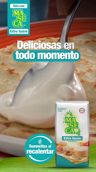 Prepará tortillas suavecitas, justo como le gustan a tu familia.Con Maseca