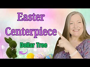 Easter Centerpiece A Quick & Easy Dollar Tree Floral Centerpiece/Table Top Decor