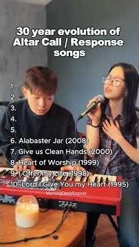 30 year evolution of altar call songs #mixsong #music #churchworship #jesus #fyp #worshipsong #solo