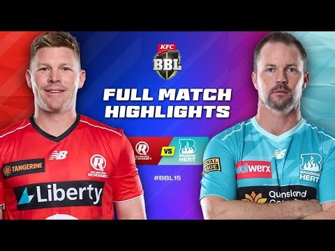 Melbourne Renegades v Brisbane Heat Match Highlights | #BBL15