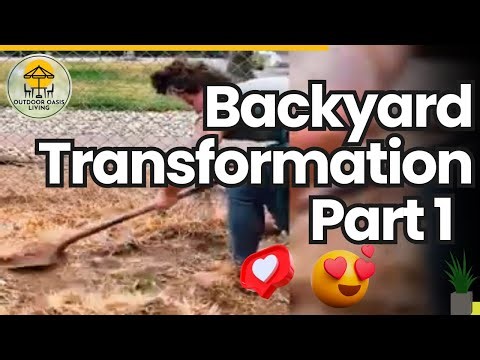 Backyard Transformation Part 1 🌿✨ | Patio Remodel