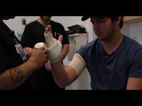 Application of Long Arm Posterior Splint