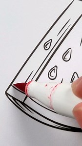 35K reactions · 263 shares | Coloring in a page from the "Just Food" coloring book (by me, Julianne Colors ). Available on Amazon in multiple countries.  #watermelon #satisfyingvideos #summerthings #stressrelieving | Julianne Colors | Facebook