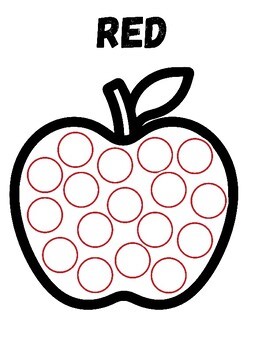 Toddler Dot Marker Pages | Colors | Fine Motor Activities | Ages 2–3