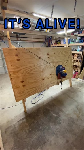 After 15 hours and 3 days I got my CNC up and running! #CNC #maslowcnc #makermadecnc #tools #woodworking MakerMade | Some Skill Studio