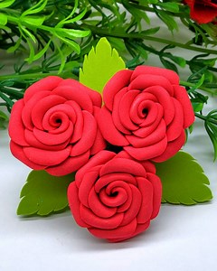 Most beautiful rose flower making very easy instruction step by step at home - Room decoration ideas with rose flower #flower #roses #diy | Origami Art & Crafts
