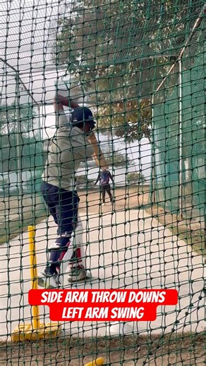 Batting drill side arm robo arm throw downs #trending #shorts #youtubeshorts #ipl #cricket