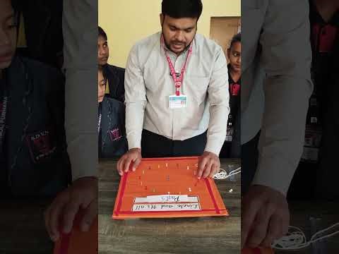 Creative Teaching Aid: Visualizing Circle Parts with Thread | S.D.V.N. School Maths Class #sdvn 