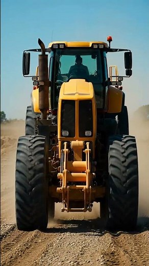 Giant Tractors in Action: Powerful Machines for Massive Farms #GiantTractors #FarmMachines #AgriTech