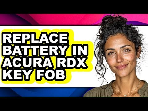 How To Replace Battery In Acura RDX Key Fob (Full Guide)