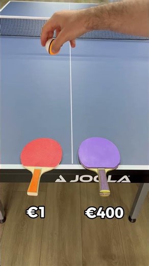 €1 vs €400 Ping Pong Racket 🟣