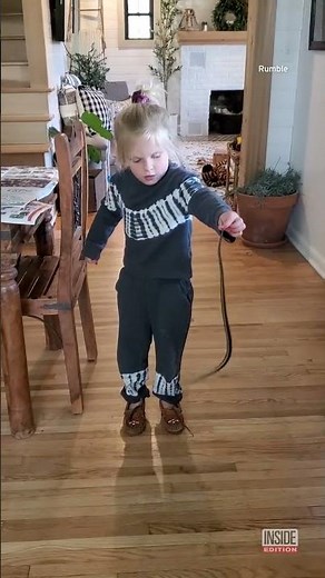 This Little Girl Ran Screaming When She Realized She Brought Home a Live Snake #Shorts