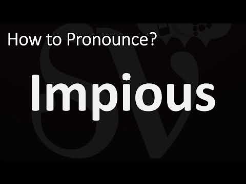 How to Pronounce Impious? (CORRECTLY)
