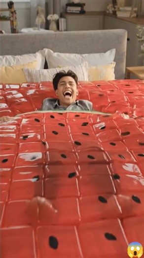 Watermelon Jelly Bed Jump 😳