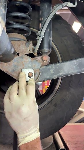 Caster Adjustment #broken #car #cars #carasmr #automobile #diy #jeep #mechanic #repair