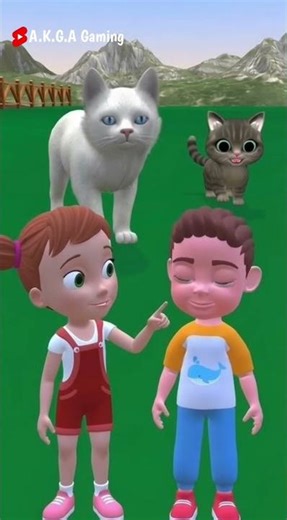 Big cat behind Chintu 😱 #akga #shorts