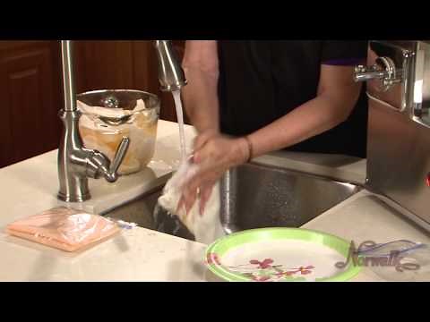 Cleaning and storing Norwalk pressing bags and juicing cloths