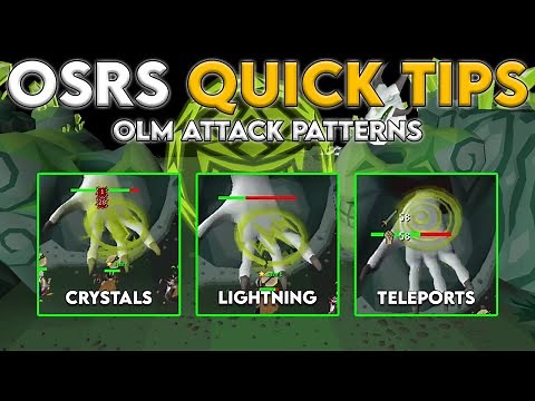 Olm Attack Patterns - OSRS Quick Tips in 3 Minutes or Less