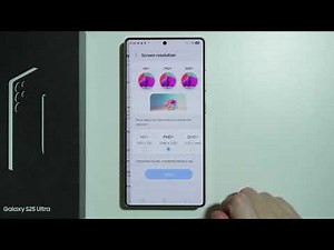 Samsung Galaxy S25 Ultra: All Display Settings