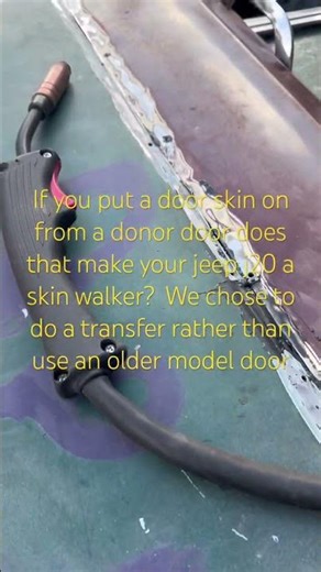 Jeep j20 door skin installation #jeeplife #automobile