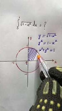 Geometric approach of an integral| #maths #mathematics #education