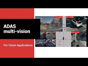 ADAS multi-vision demonstration from Stradvision and TI