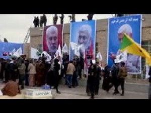 Iraq militia commander Muhandis buried in Najaf