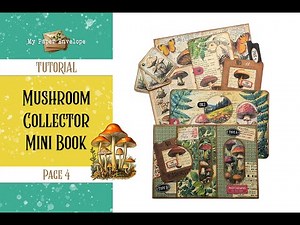Mushroom Collector Mini Book - Assembling Page 4