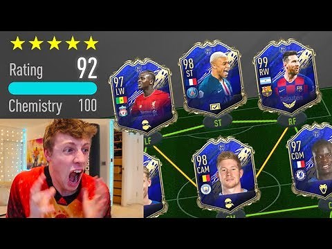 WORLD RECORD TOTY 192 FUT DRAFT!! - FIFA 20