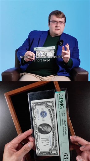 Stack's Bowers Galleries on Instagram: "King of Silver Certificates! The Series of 1933 is the only Silver Certificate to explicitly mention its redeemability into coin stating "Ten Dollars Payable in Silver Coin to the Bearer on Demand" as opposed to the typical reference made to "Silver Dollars." These notes are nonetheless visually similar to contemporary $10 Federal Reserve Notes and Gold Certificates on account of the design. Available for purchase. #numismatics #papermoney #currency #bankn