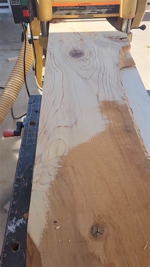 8.6K views · 40 reactions | Yes, @tiltedowl  Look at that grain! Experience the magic transformation of timber with the #PowermaticPlaner. Here's to creating more stunning #handmadefurniture pieces ✨ #Powermatic #woodlovers #finewoodworking #woodworkingcommunity #woodworking | Powermatic | Facebook