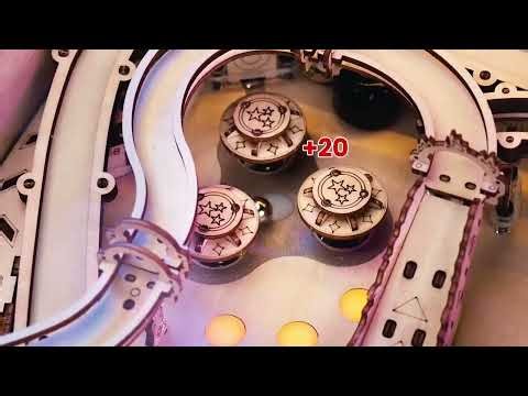 Robotime ROKR 3D Pinball for Kid Adults Family Party Machine Vintage