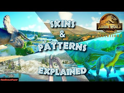 Skin & Pattern System (For All Dinosaurs) Explained | JWE 2 Park Building Tips and Tricks