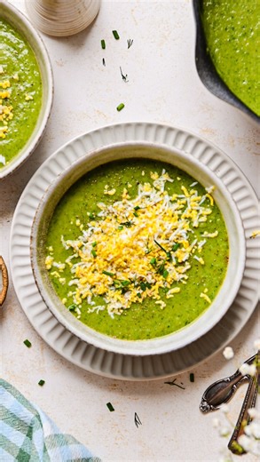 Creamy green soup easy comfort recipe