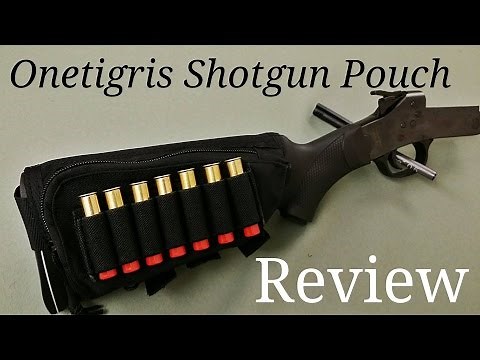 OneTigris Tactical Buttstock Shotgun Rifle Shell Holder Cheek Rest Pouch
