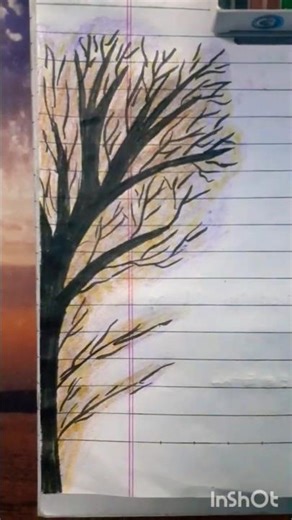 Beautiful TREE Border Design Ideas for Project Paper #creative_art / Beautiful Tree Borders
