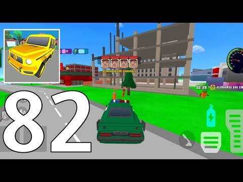 Gangs War Pixel Shooter Rp Game | Gameplay walkthrough - Police Car Chase - Part 82 (Android,IOS)