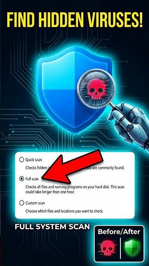 Find Hidden Viruses! How to Run a Full Windows Defender Scan